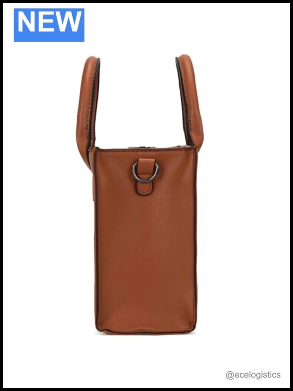 Wrangler Tote Satchel Handbag Crossbody Vegan Leather Whipstitch